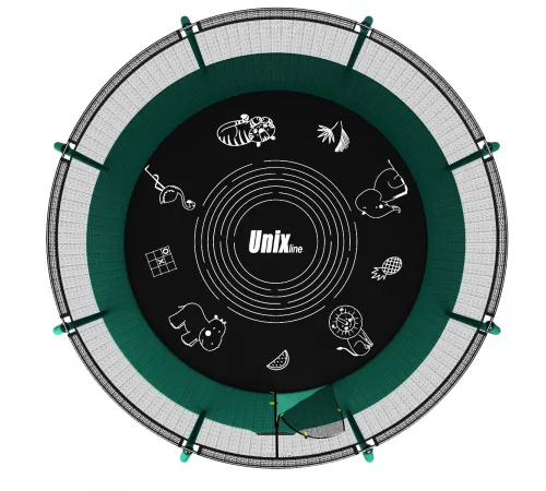 Батут UNIX Line SUPREME GAME 8 ft