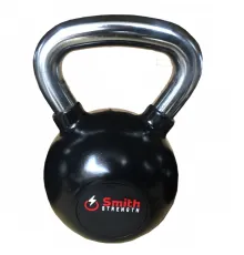 Стальная обрезиненная гиря Smith DB087-32 со стальной рукояткой, Размер: 32кг