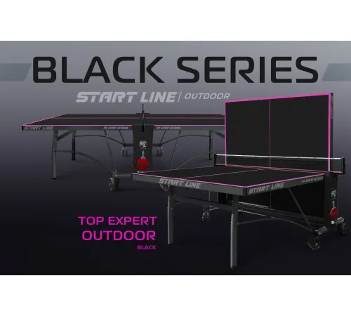 Теннисный стол Top Expert 6 Всепогодный Black
